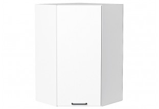 Шкаф верхний угловой Флэт White In 2S / Белый 60 х 60 х 92 см