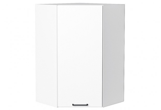 Шкаф верхний угловой Флэт White In 2S / Белый 60 х 60 х 92 см