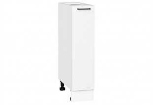Шкаф нижний бутылочница Флэт White In 2S / Белый 20 х 47,8 х 81,6 см