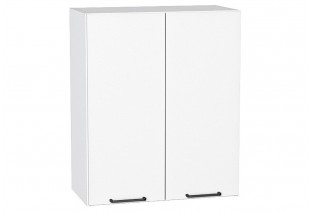 Шкаф верхний с 2-мя дверцами Флэт White In 2S / Белый 60 х 31,8 х 71,6 см