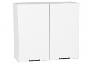 Шкаф верхний с 2-мя дверцами Флэт White In 2S / Белый 80 х 31,8 х 71,6 см