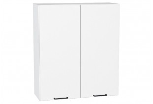 Шкаф верхний с 2-мя дверцами Флэт White In 2S / Белый 80 х 31,8 х 92 см