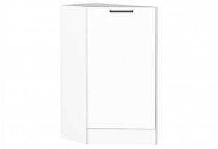 Шкаф нижний торцевой Флэт White In 2S / Белый 29,6 х 55,2 х 81,6 см