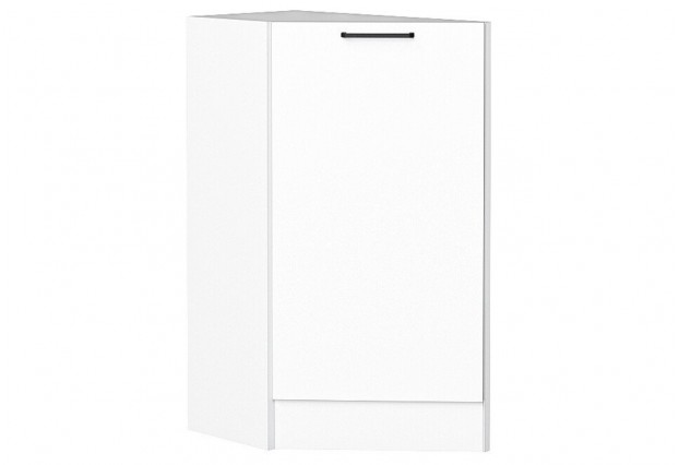 Шкаф нижний торцевой Флэт White In 2S / Белый 29,6 х 55,2 х 81,6 см