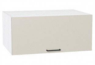 Шкаф верхний горизонтальный глубокий Флэт Cashmere In 2S / Белый 80 х 57,4 х 35,8 см