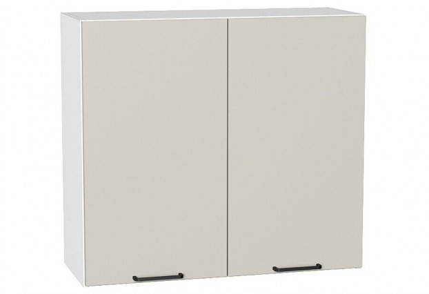 Шкаф верхний с 2-мя дверцами Флэт Cashmere In 2S / Белый 80 х 31,8 х 71,6 см