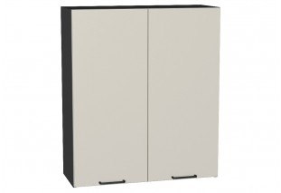 Шкаф верхний с 2-мя дверцами Флэт Cashmere In 2S / Graphite 80 х 31,8 х 92 см