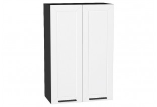 Шкаф верхний с 2-мя дверцами Глетчер Айленд Силк / Graphite 60 х 31,8 х 92 см