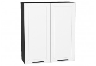 Шкаф верхний с 2-мя дверцами Глетчер Айленд Силк / Graphite 80 х 31,8 х 92 см