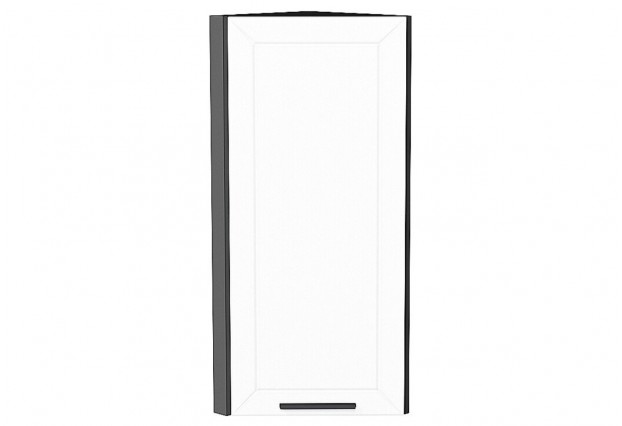 Шкаф верхний торцевой Глетчер Айленд Силк / Graphite 30 х 30,4 х 92 см