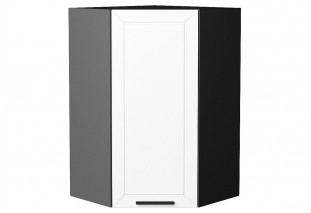 Шкаф верхний угловой Глетчер Айленд Силк / Graphite 60 х 60 х 92 см