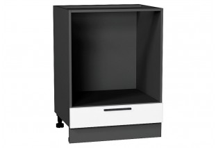 Шкаф нижний под духовку Глетчер Айленд Силк / Graphite 60 х 47,4 х 81,6 см