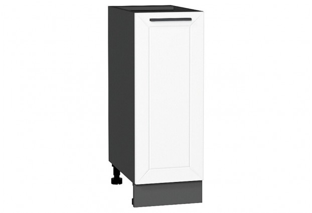 Шкаф нижний с 1-ой дверцей Глетчер Айленд Силк / Graphite 30 х 47,8 х 81,6 см