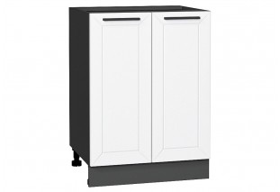 Шкаф нижний с 2-мя дверцами Глетчер Айленд Силк / Graphite 60 х 47,8 х 81,6 см