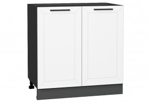 Шкаф нижний с 2-мя дверцами Глетчер Айленд Силк / Graphite 80 х 47,8 х 81,6 см