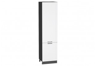 Шкаф пенал с 2-мя дверцами Глетчер Айленд Силк / Graphite 60 х 57,4 х 233,6 см