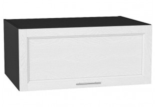 Шкаф верхний горизонтальный глубокий Сканди White Softwood / Graphite 80 х 57,6 х 35,8 см