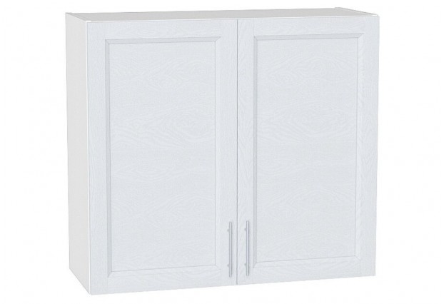 Шкаф верхний с 2-мя дверцами Сканди White Softwood / Белый 80 х 31,8 х 71,6 см