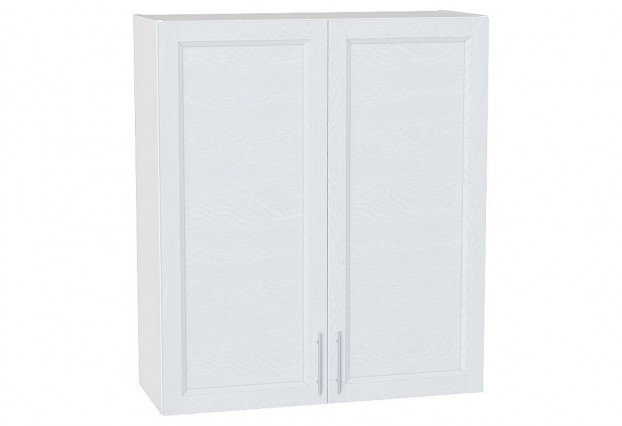 Шкаф верхний с 2-мя дверцами Сканди White Softwood / Белый 80 х 32 х 92 см