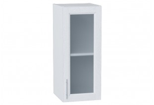 Шкаф верхний с 1-ой остекленной дверцей Сканди White Softwood / Белый 30 х 32 х 71,6 см