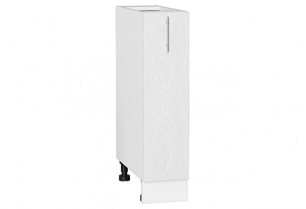 Шкаф нижний бутылочница Сканди White Softwood / Белый 20 х 48 х 81,6 см