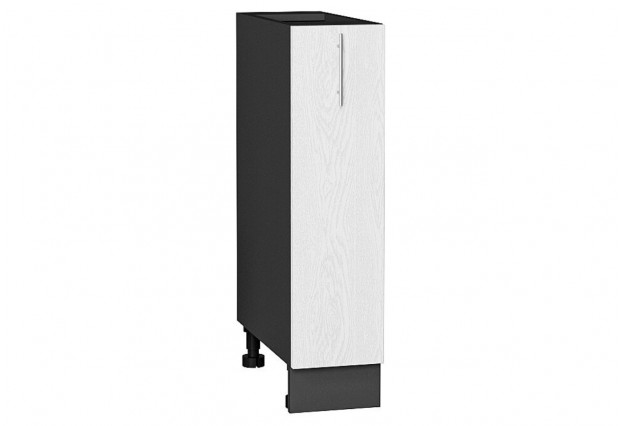 Шкаф нижний бутылочница Сканди White Softwood / Graphite 20 х 48 х 81,6 см