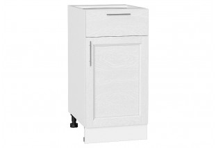 Шкаф нижний с 1-ой дверцей и ящиком Сканди White Softwood / Белый 40 х 48 х 81,6 см