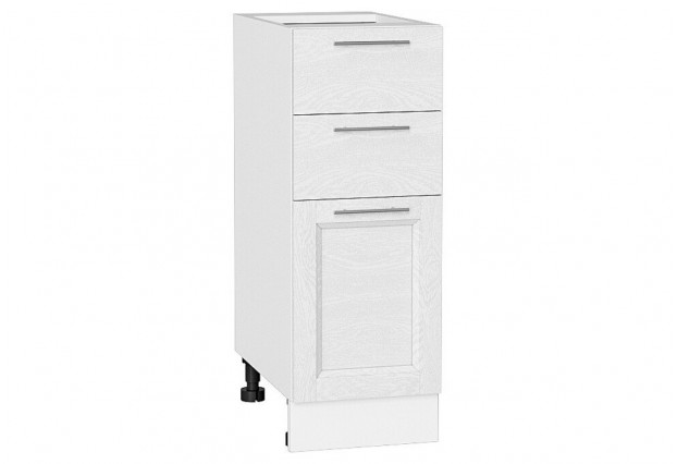 Шкаф нижний с 3-мя ящиками Сканди White Softwood / Белый 30 х 48 х 81,6 см