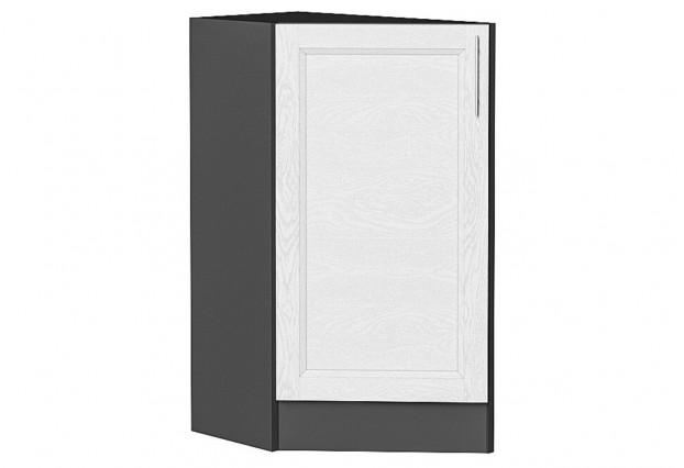 Шкаф нижний торцевой Сканди White Softwood / Graphite 29,6 х 55,4 х 81,6 см