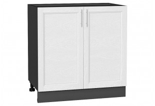 Шкаф нижний с 2-мя дверцами Сканди White Softwood / Graphite 80 х 47,8 х 81,6 см