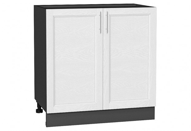 Шкаф нижний с 2-мя дверцами Сканди White Softwood / Graphite 80 х 47,8 х 81,6 см