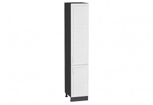 Шкаф пенал с 2-мя дверцами Сканди White Softwood / Graphite 40 х 57,6 х 213,2 см