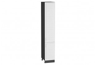 Шкаф пенал с 2-мя дверцами Сканди White Softwood / Graphite 40 х 57,6 х 233,6 см