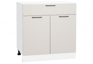 Шкаф нижний с 2-мя дверцами и ящиком Флэт Cashmere In 2S / Белый 80 х 47,8 х 81,6 см