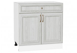 Шкаф нижний с 2-мя дверцами и ящиком Шале White Dreamline / Белый 80 х 48 х 81,6 см