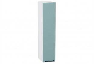 Шкаф верхний бутылочница Флэт Grey-green In 2S / Белый 20 х 31,8 х 92 см