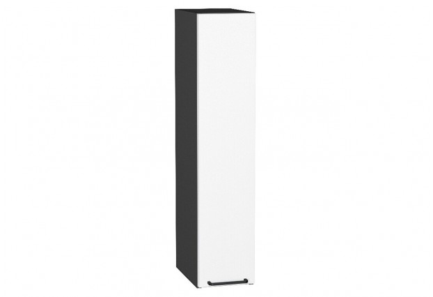 Шкаф верхний бутылочница Флэт White In 2S / Graphite 20 х 31,8 х 92 см