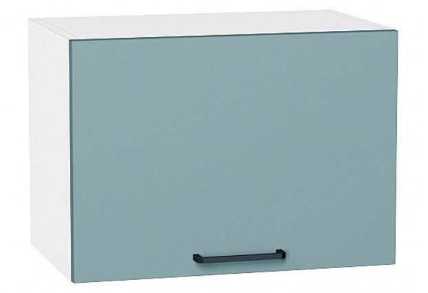 Шкаф верхний горизонтальный Флэт Grey-green In 2S / Белый 50 х 31,8 х 35,8 см