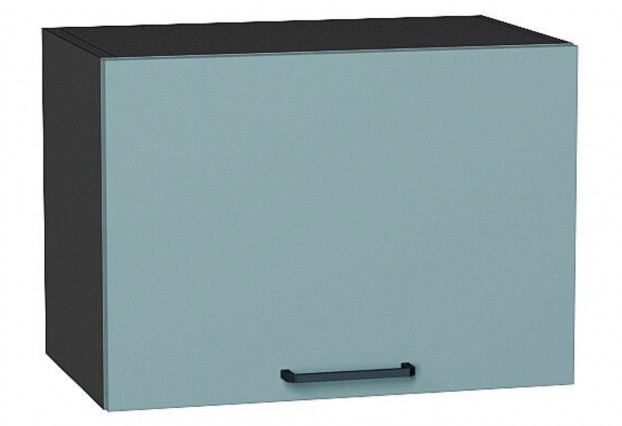 Шкаф верхний горизонтальный Флэт Grey-green In 2S / Graphite 50 х 31,8 х 35,8 см