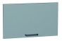 Шкаф верхний горизонтальный Флэт Grey-green In 2S / Graphite 60 х 31,8 х 35,8 см