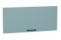 Шкаф верхний горизонтальный Флэт Grey-green In 2S / Graphite 80 х 31,8 х 35,8 см