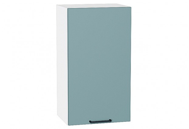 Шкаф верхний с 1-ой дверцей Флэт Grey-green In 2S / Белый 40 х 31,8 х 71,6 см
