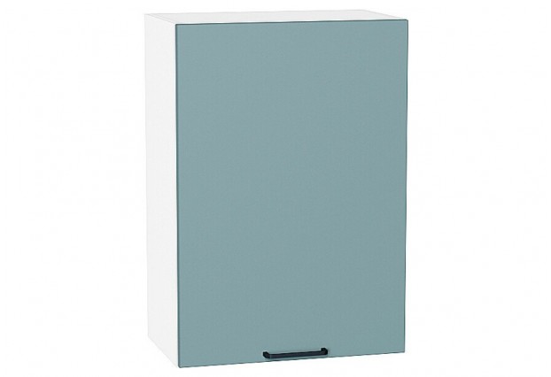 Шкаф верхний с 1-ой дверцей Флэт Grey-green In 2S / Белый 50 х 31,8 х 71,6 см