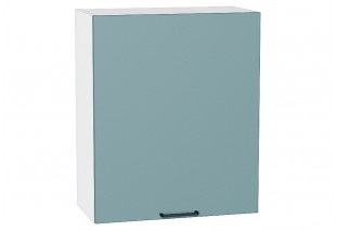 Шкаф верхний с 1-ой дверцей Флэт Grey-green In 2S / Белый 60 х 31,8 х 71,6 см