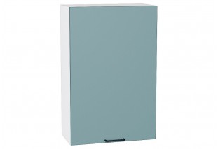 Шкаф верхний с 1-ой дверцей Флэт Grey-green In 2S / Белый 60 х 31,8 х 92 см