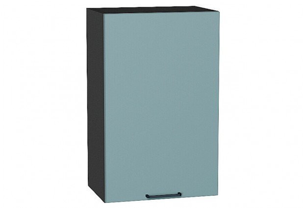 Шкаф верхний с 1-ой дверцей Флэт Grey-green In 2S / Graphite 45 х 31,8 х 71,6 см
