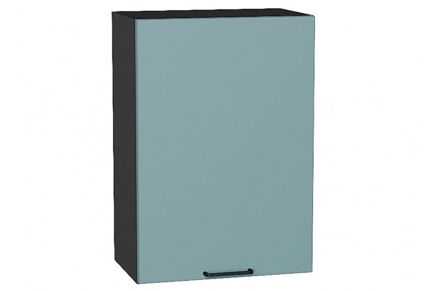 Шкаф верхний с 1-ой дверцей Флэт Grey-green In 2S / Graphite 50 х 31,8 х 71,6 см