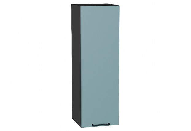 Шкаф верхний с 1-ой дверцей Флэт Grey-green In 2S / Graphite 30 х 31,8 х 92 см