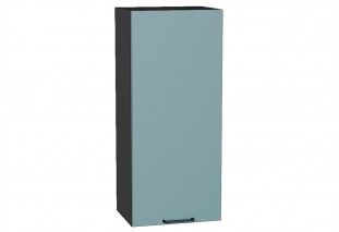 Шкаф верхний с 1-ой дверцей Флэт Grey-green In 2S / Graphite 40 х 31,8 х 92 см