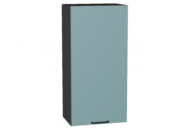 Шкаф верхний с 1-ой дверцей Флэт Grey-green In 2S / Graphite 45 х 31,8 х 92 см